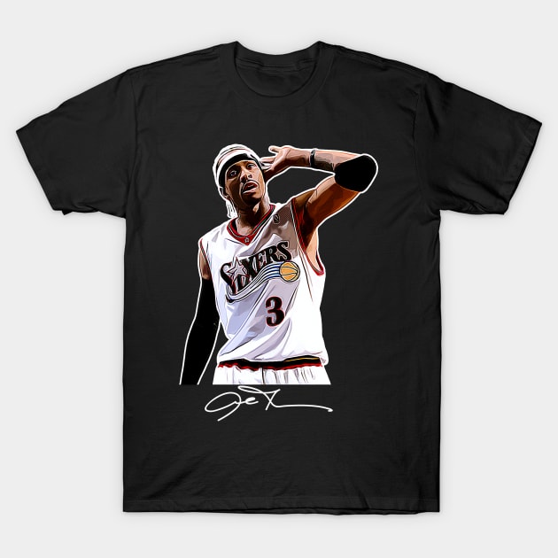 Allen Iverson The Answer Basketball Signature Vintage Retro 80s 90s Bootleg Rap Style